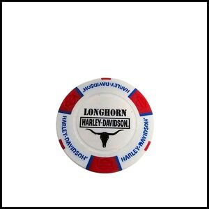 Harley-Davidson Longhorn Poker Chip Grand Prairie Run For The Wall‎ 2017